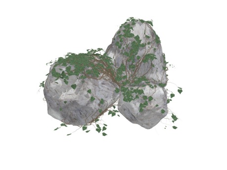 石头SU模型