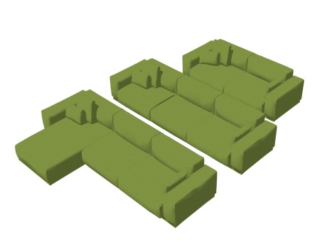 沙发组合SU模型