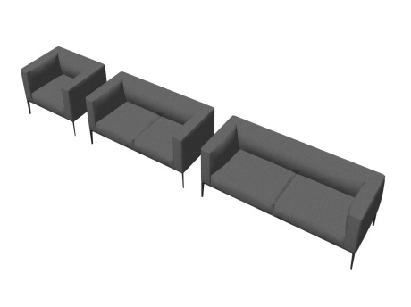 沙发组合SU模型