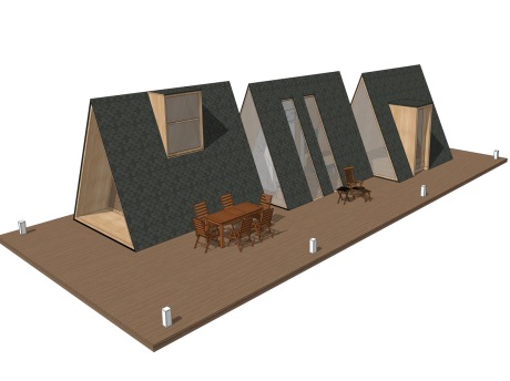 露营木屋SU模型