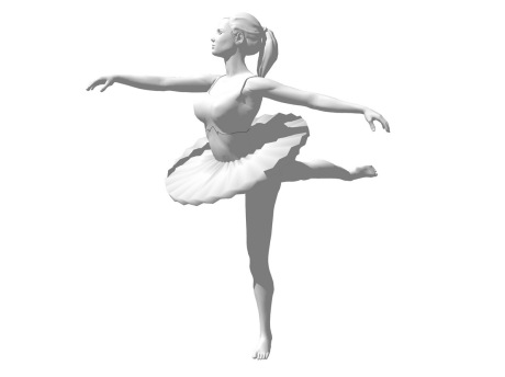 3D舞蹈人物SU模型