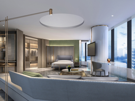 北京三里屯洲际酒店行政套房SU模型