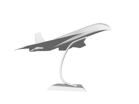 飞机雕塑SU模型
