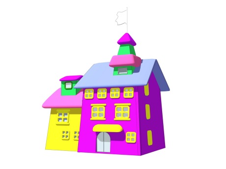 儿童建筑SU模型
