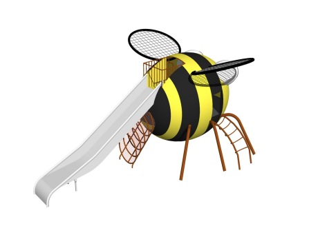 蜜蜂滑梯SU模型