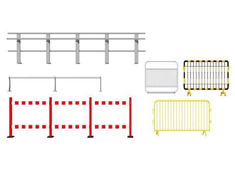 道路护栏组合SU模型