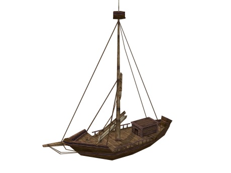 渔船SU模型