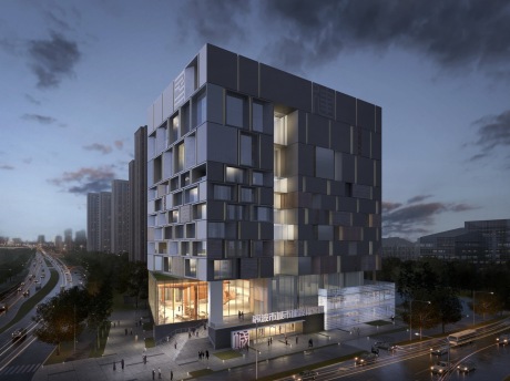 宁波城建档案馆SU模型