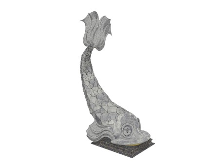 鱼雕塑SU模型