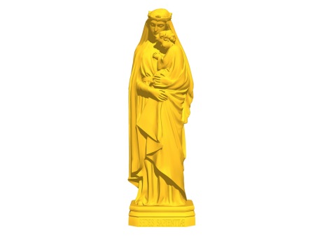 圣母玛利亚雕塑SU模型