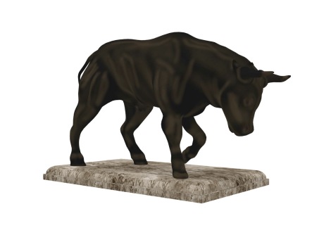拓荒牛雕塑SU模型