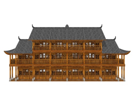 土家族建筑SU模型