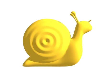 蜗牛雕塑SU模型