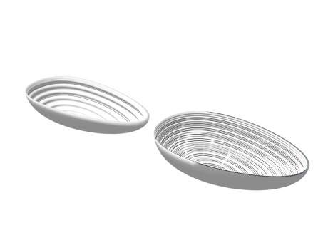 水波玻璃碗SU模型