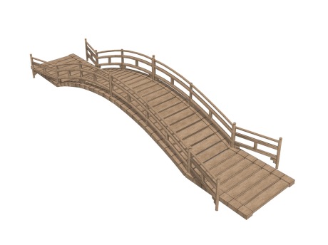 木连桥SU模型
