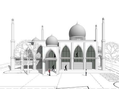 回教清真寺SU模型