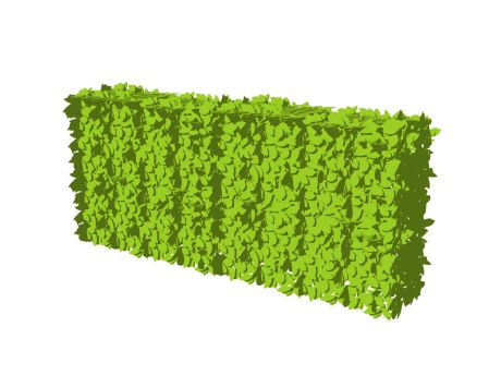 3D绿篱SU模型