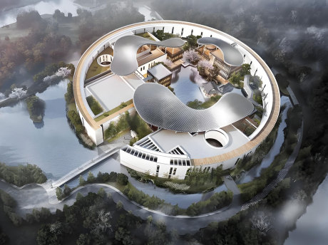 杭州未来科技城湖畔大学SU模型