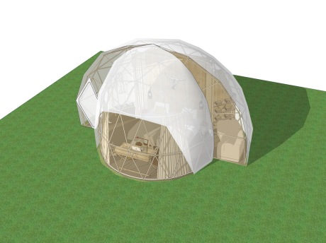露营帐篷SU模型