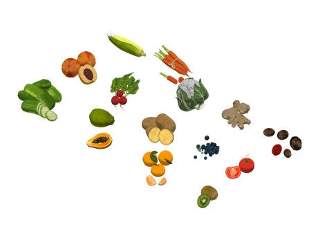 水果蔬菜SU模型