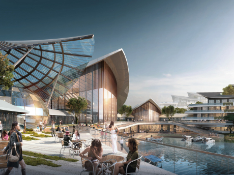 浙江海盐山水度假村酒店SU模型