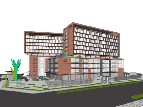 现代医院SU模型