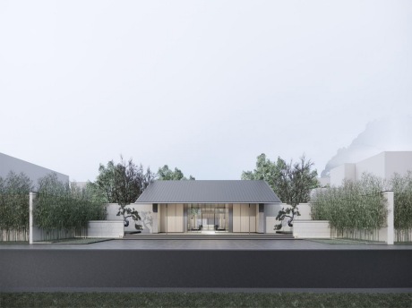新中式示范区SU模型