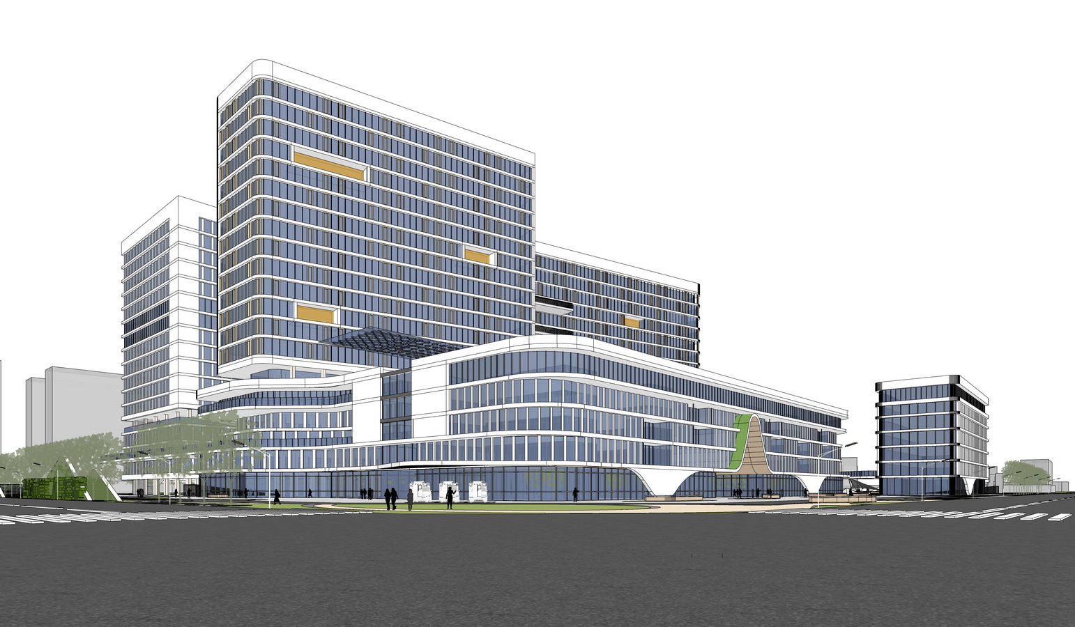 现代医院su模型