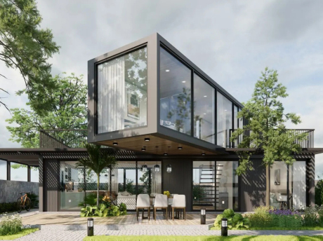 集装箱别墅SU模型