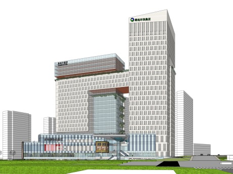 绿地环保集团办公楼SU模型