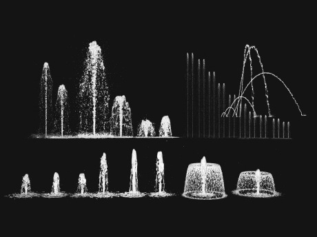 水景喷泉SU模型
