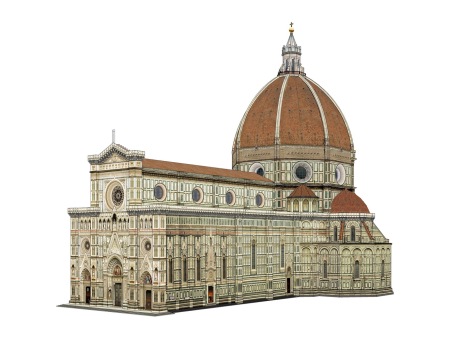 佛罗伦萨圣母百花大教堂SU模型
