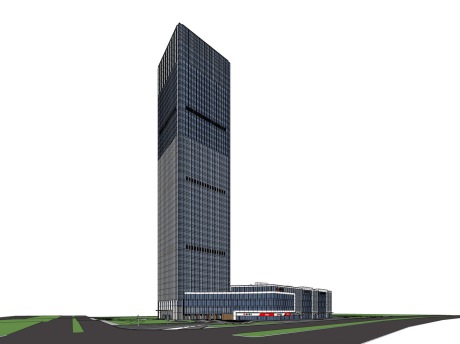 绿地南京办公楼SU模型