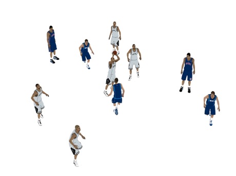 3D篮球人物SU模型