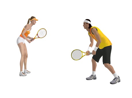 3D网球人物SU模型