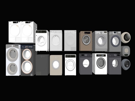 洗衣机组合SU模型