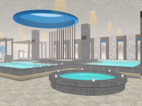 室内泳池澡堂SPASU模型