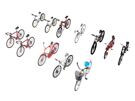 自行车SU模型