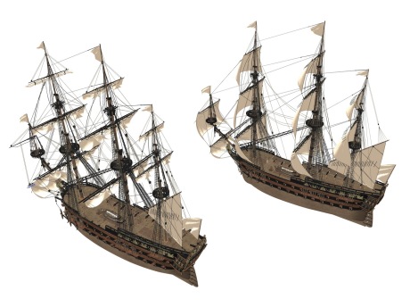 帆船SU模型