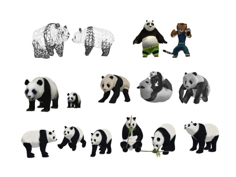 大熊猫组合SU模型