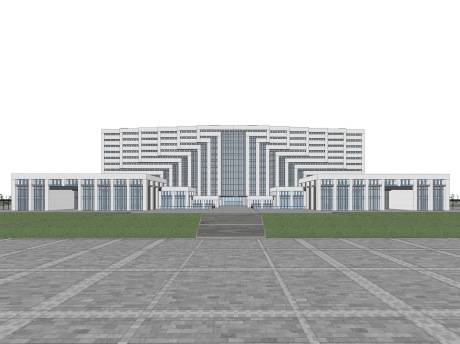 政府办公楼SU模型