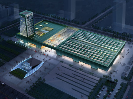 铜陵国际会展中心SU模型