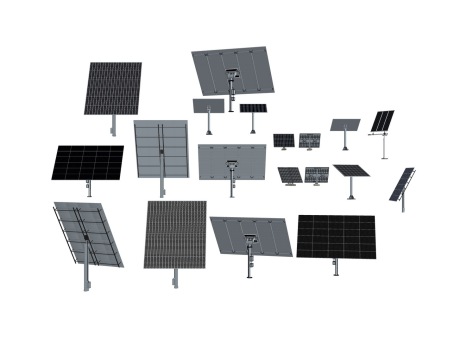 太阳能板光伏板SU模型