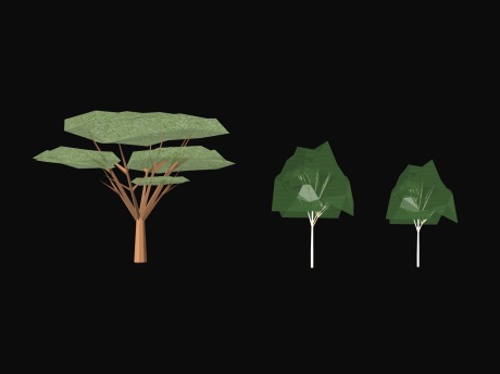 3D概念树SU模型