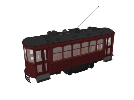 火车电车SU模型
