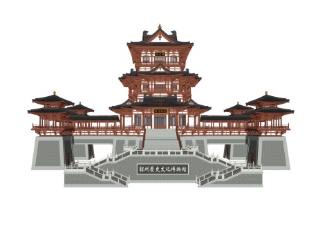 韶州历史文化博物馆SU模型