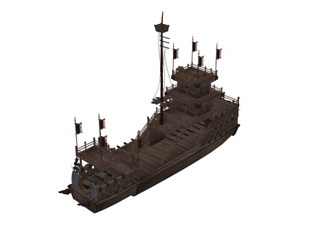 三国战船SU模型