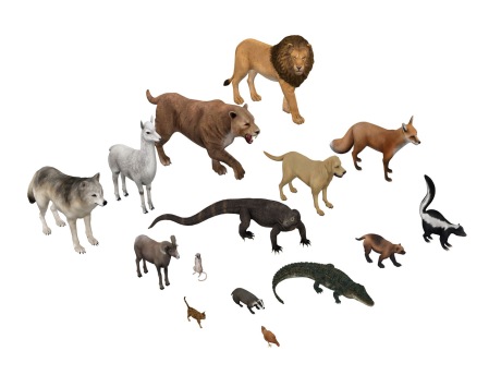 3D动物组合SU模型