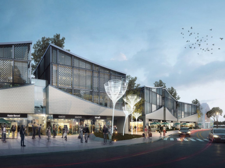 融侨福州台屿商业街改造SU模型