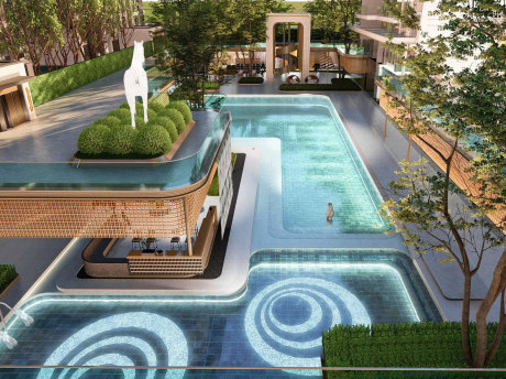 现代大区景观SU模型